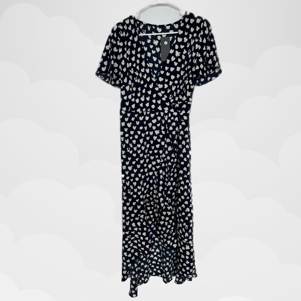 Flowy High Low Wrap Maxi Dress